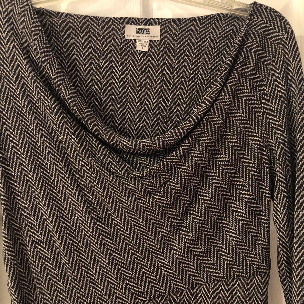 DIANE VON FURSTENBERG - Sheath midi cowl neck